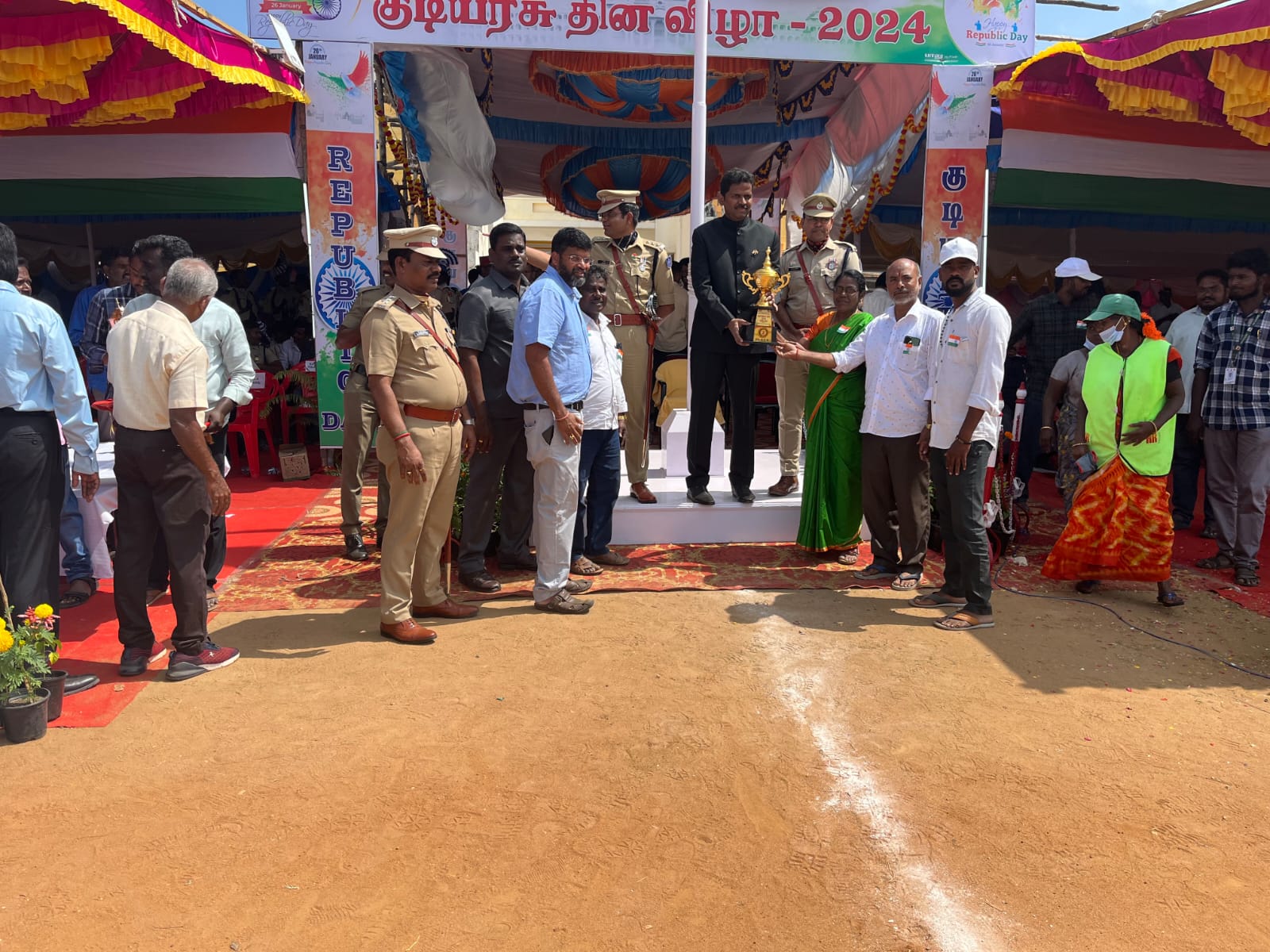 Republic Day 2024 celebration with workforce and officials