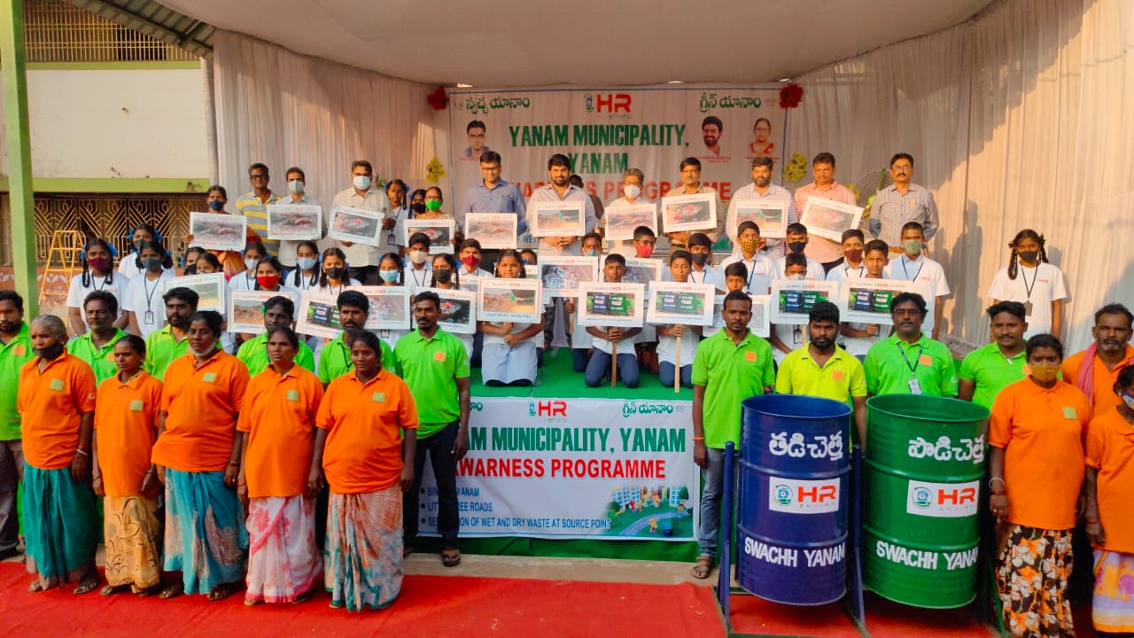 Yanam Municipality awareness programme with HR Square team